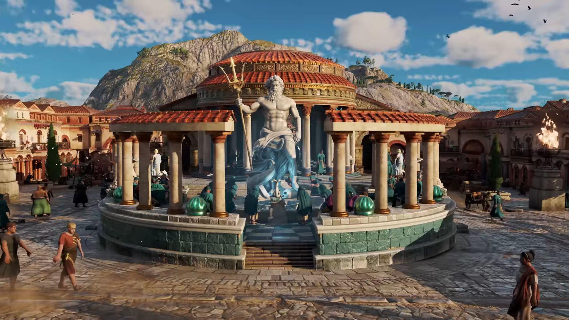 A still from Anno 117: Pax Romana gameplay trailer, Anno 117: Pax Romana, Anno 117: Pax Romana gameplay