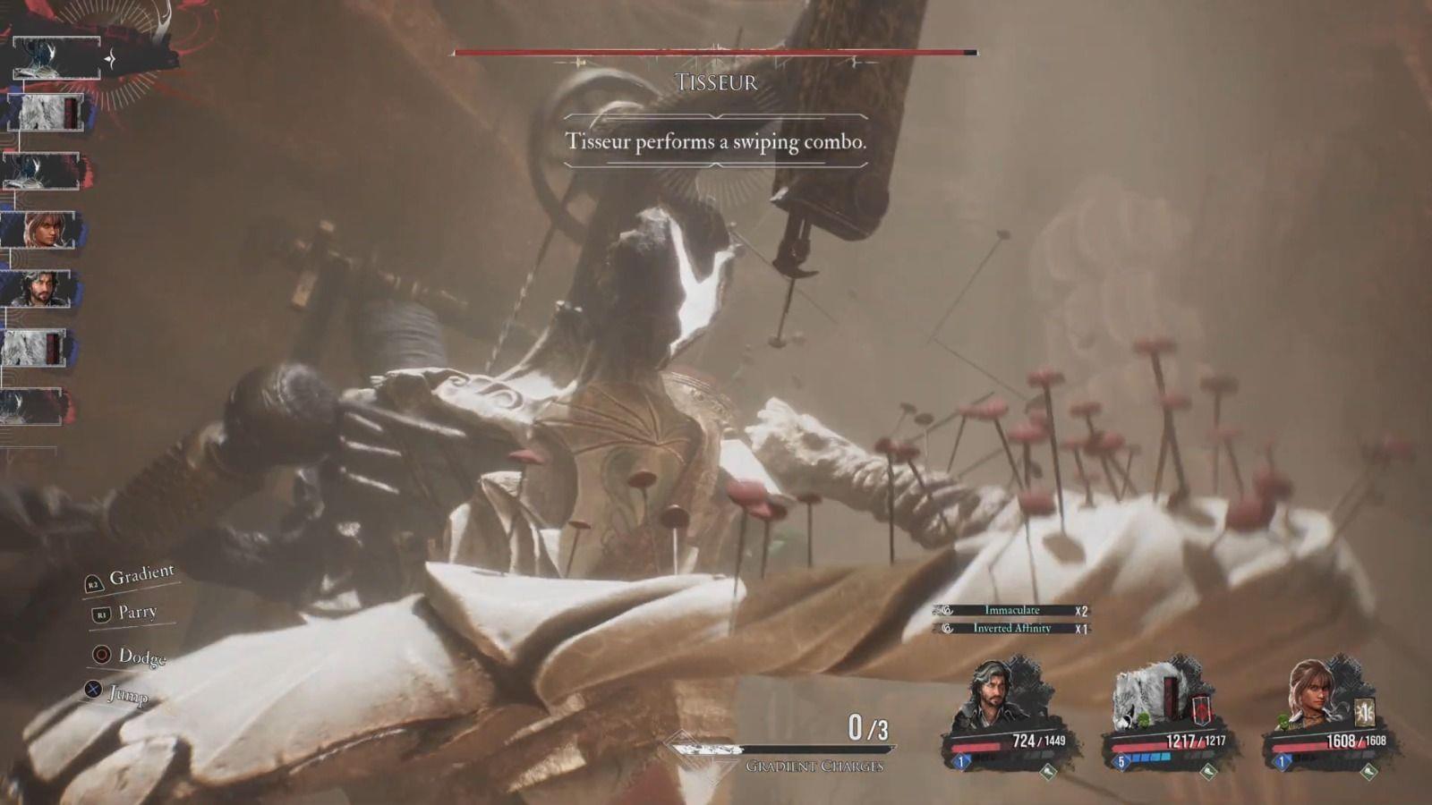 Should we spare or kill the Sewing Nevron in Clair Obscur: Expedition 33 (Image via Kepler Interactive || YouTube/@ Ninja3DGaming)