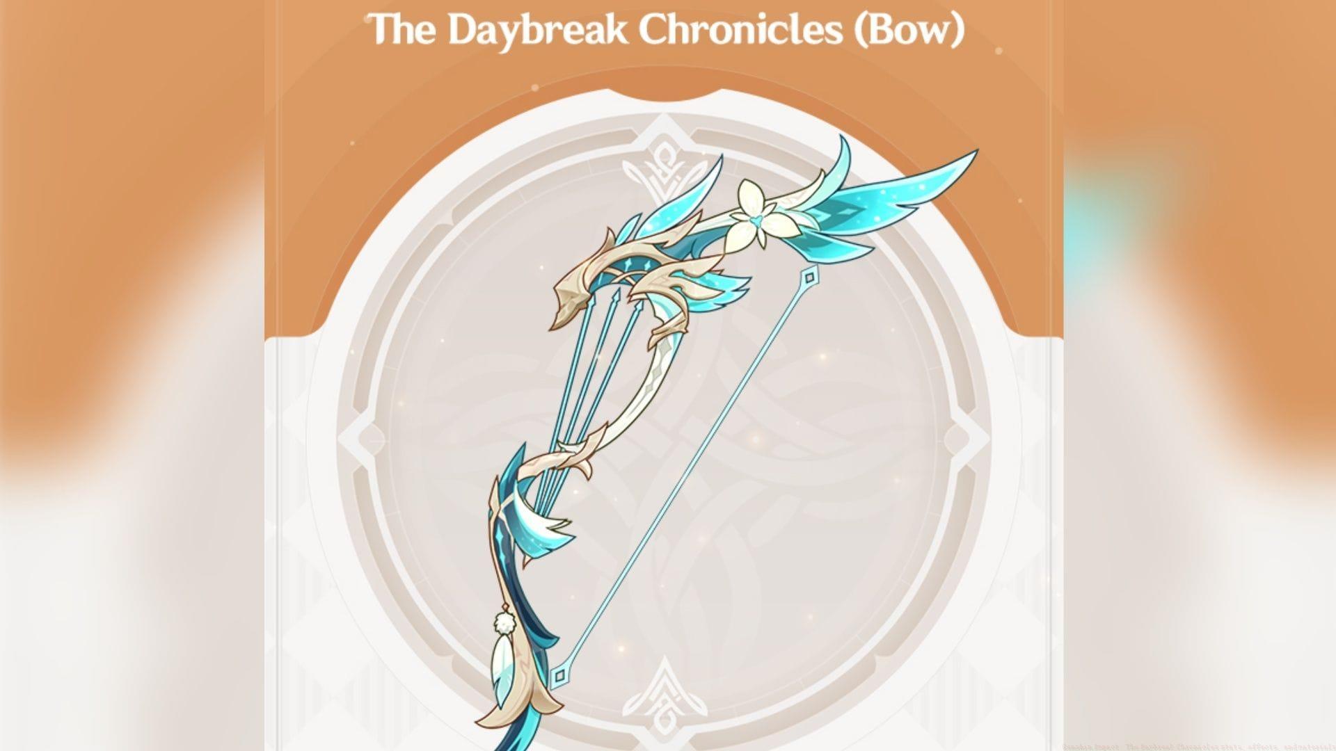 The Daybreak Chronicles stats and level up materials (Image via HoYoverse)