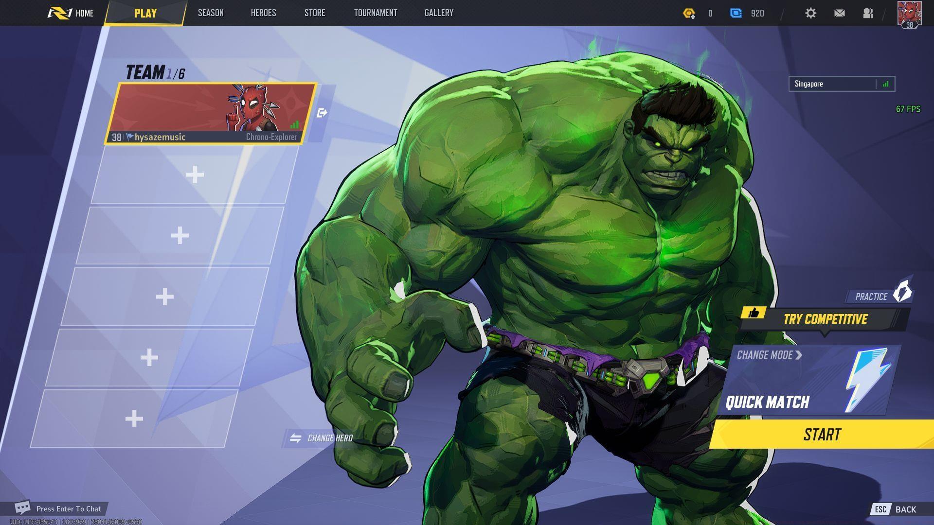 You can now use the hero ultimate form in Main Menu (Image via Sportskeeda Gaming || NetEase Games)