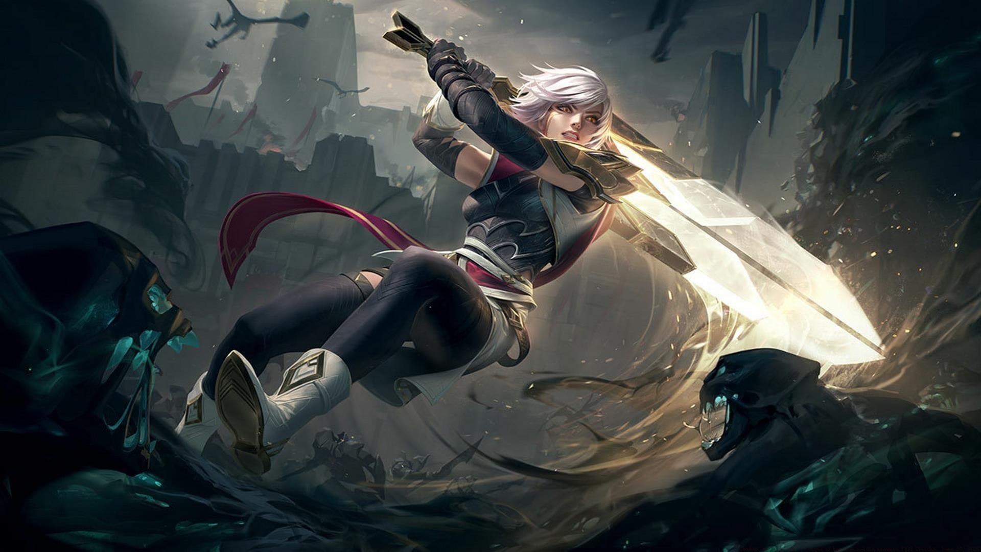 Sentinel Riven in League of Legends (Image via Riot Games)