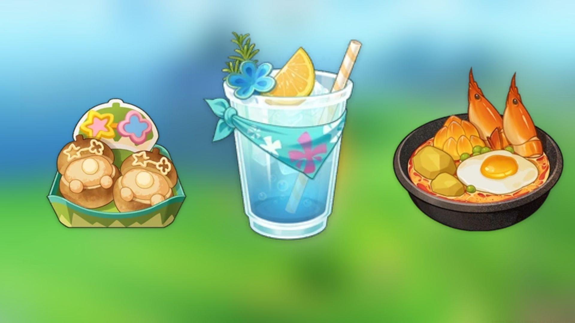 Genshin Impact 5.8 recipes (Image via HoYoverse)