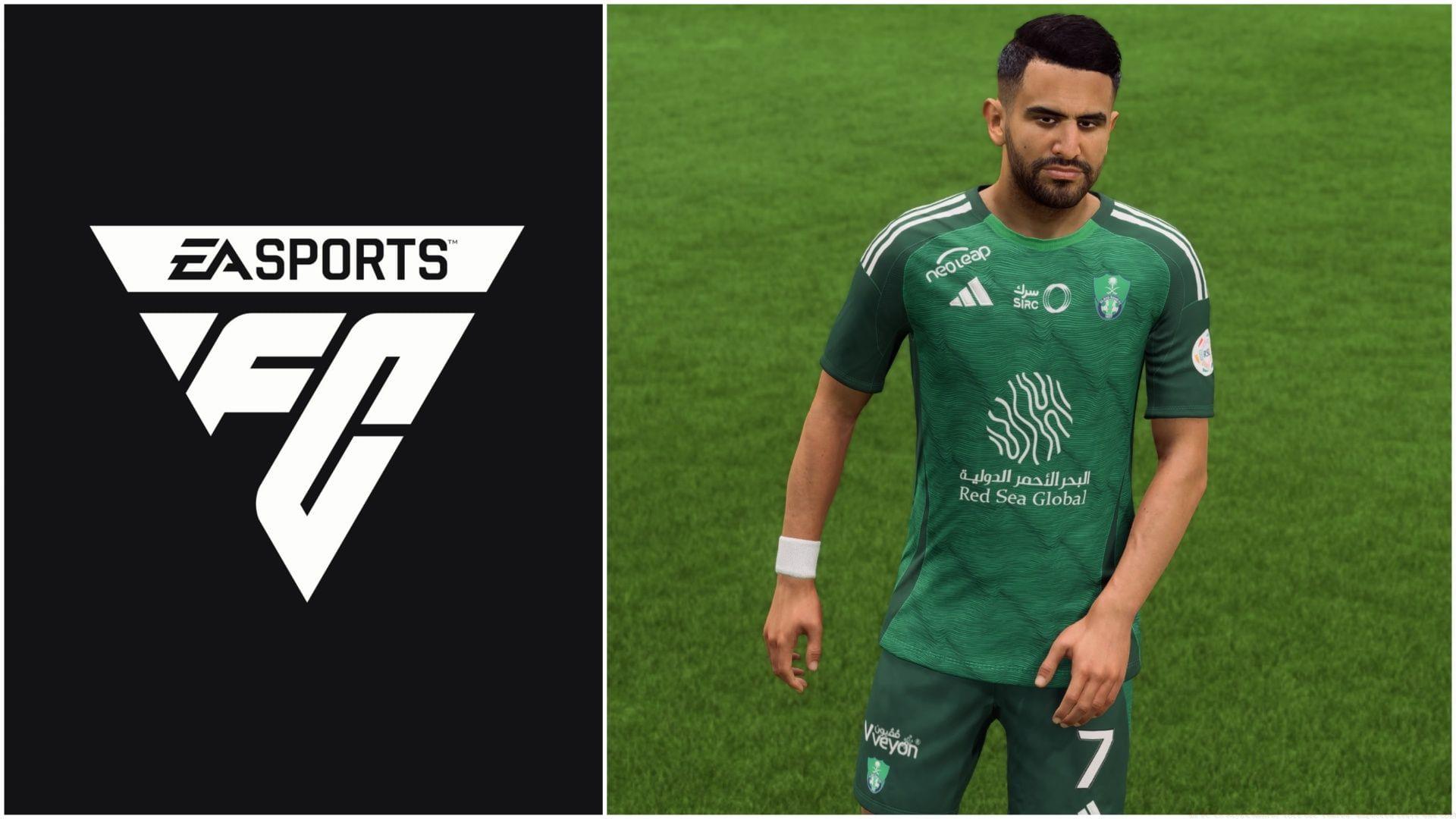 TOTS Mahrez has been leaked (Images via EA Sports/Sportskeeda Gaming)