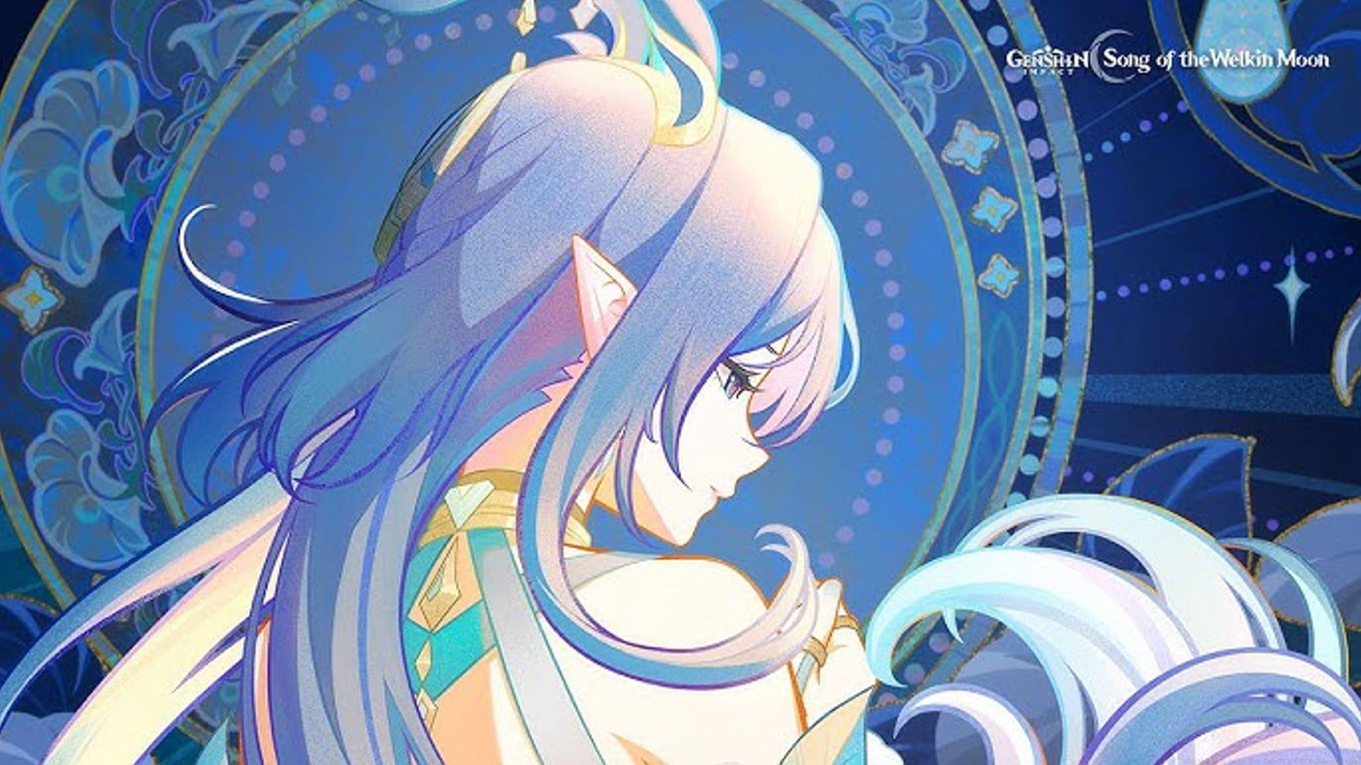 Lauma in her Character Teaser Crown of Sacred Silver (Image via HoYoverse)