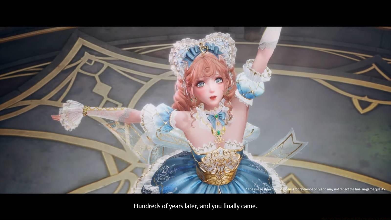 Nikki in a wind-up ballerina themed dress in Infinity Nikki