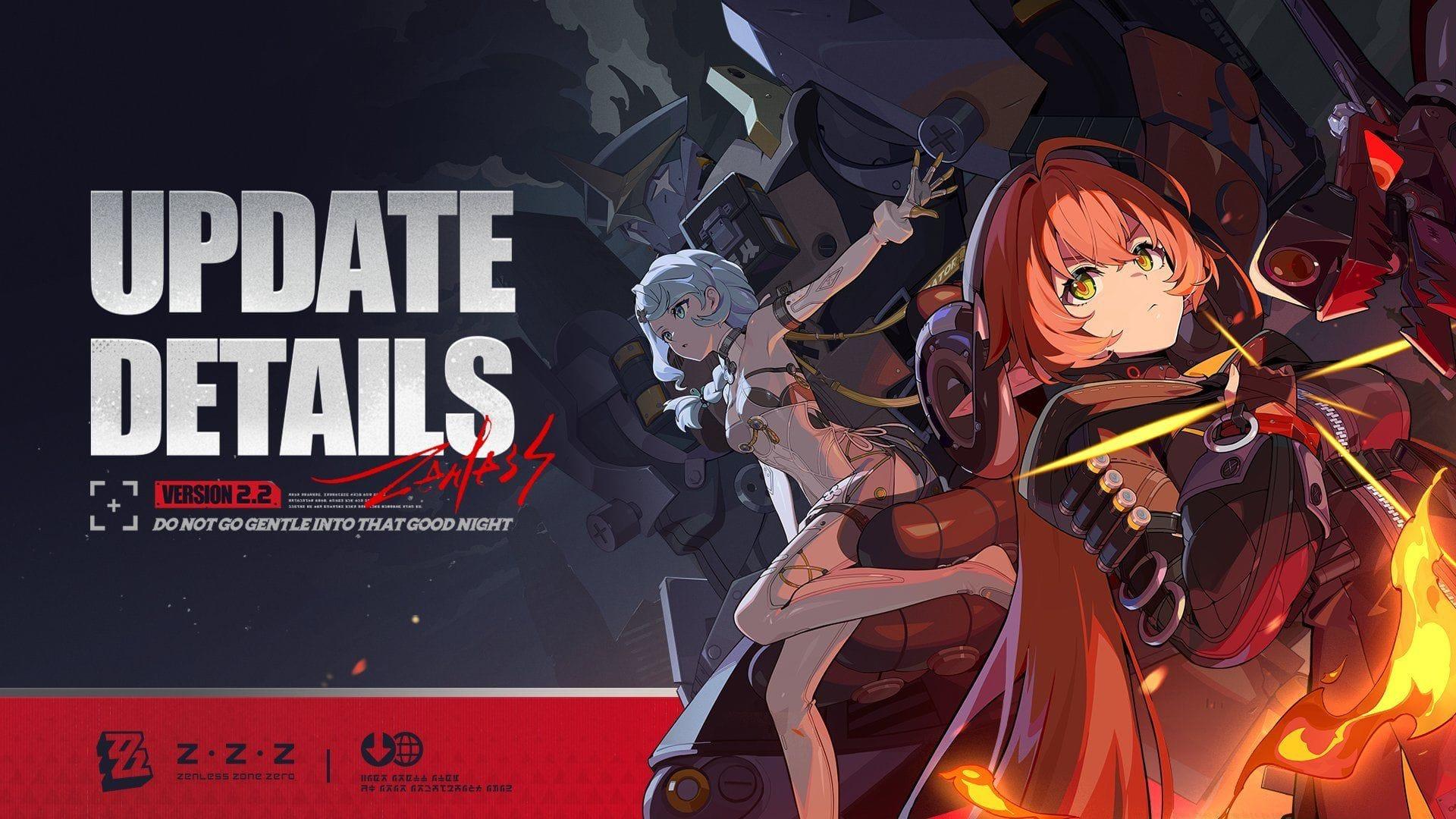 Zenless Zone Zero 2.2 update patch