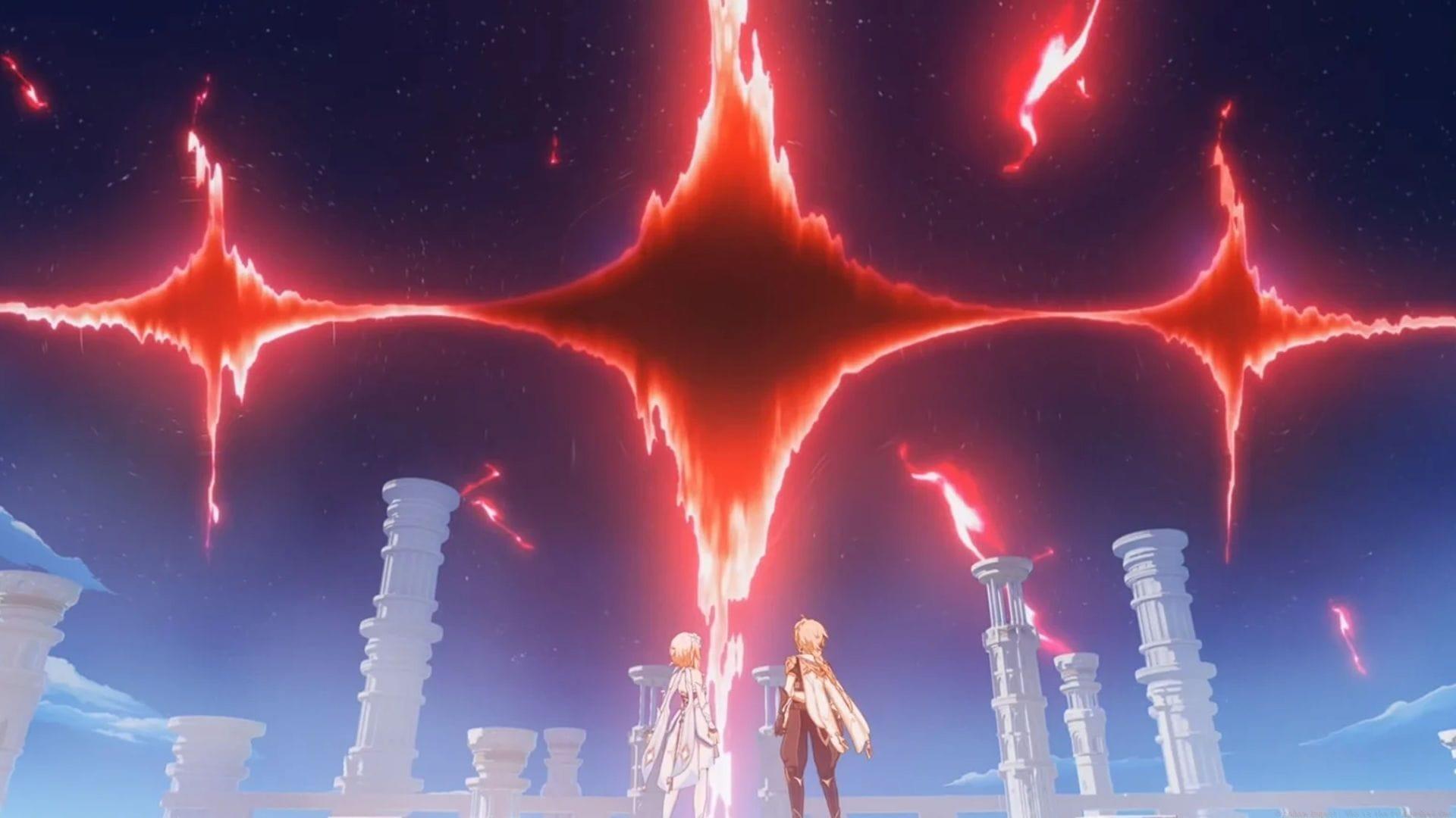Opening cutscene of Genshin Impact (Image via HoYoverse)