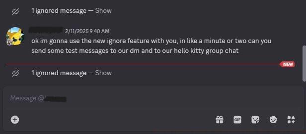 How to ignore people on Discord