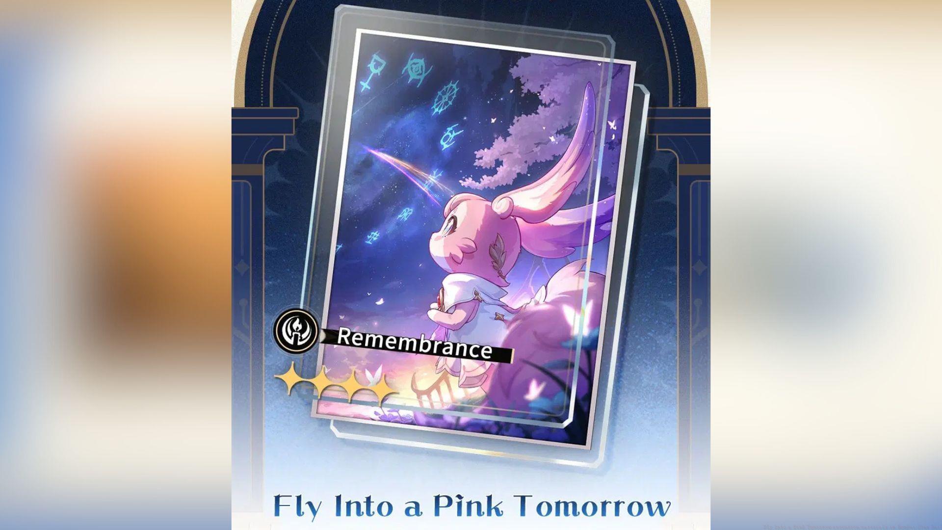 We look at Fly Into a Pink Tomorrow