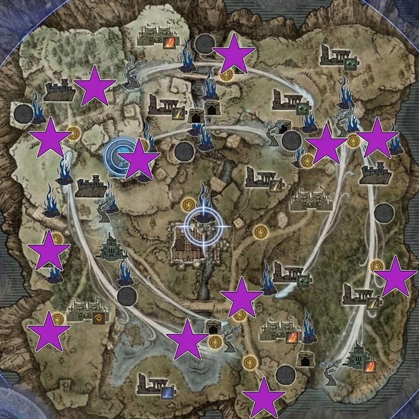 All church locations in Elden Ring Nightreign