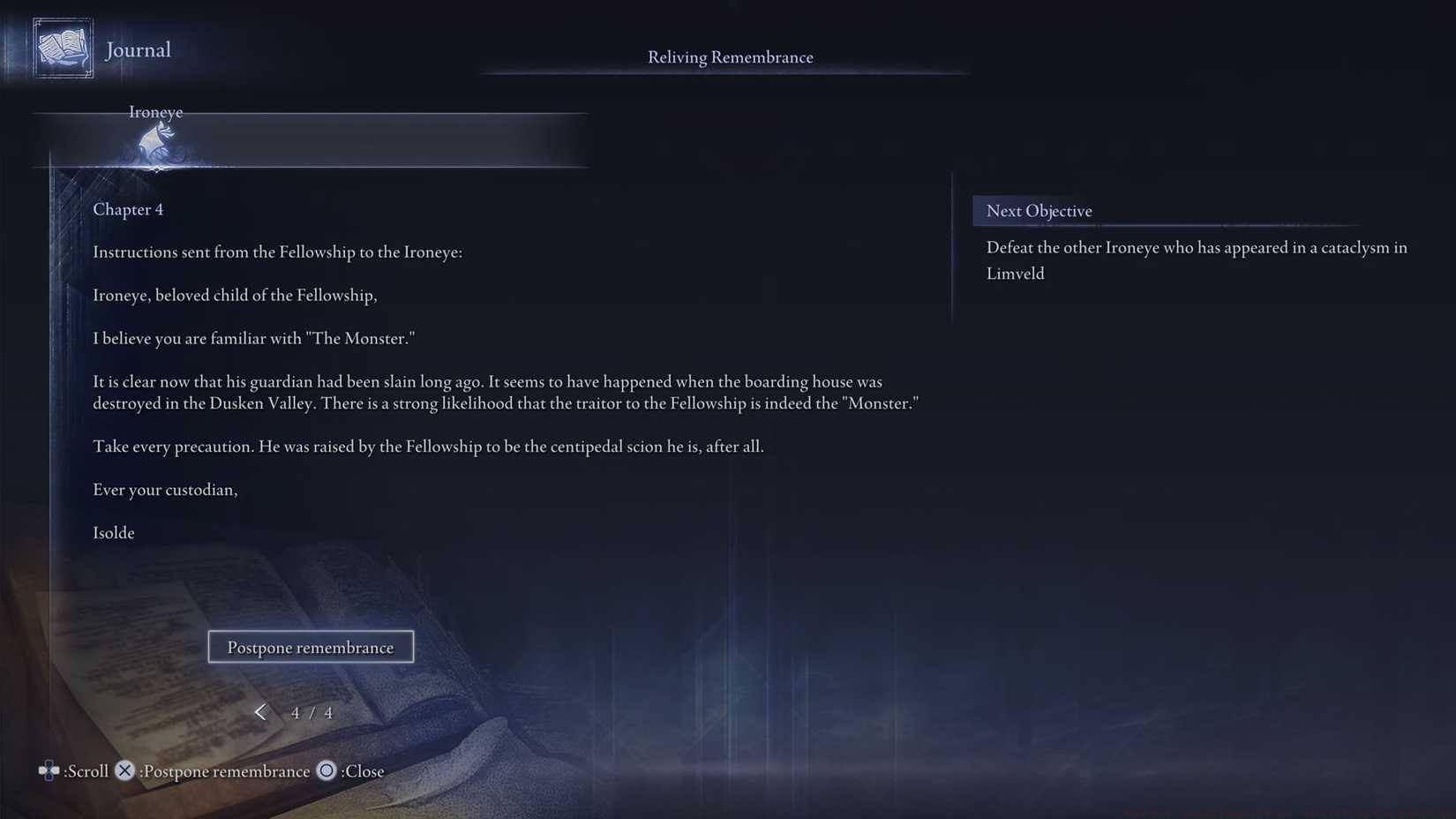 What does 'memory fragment found' mean in Elden Ring Nightreign?