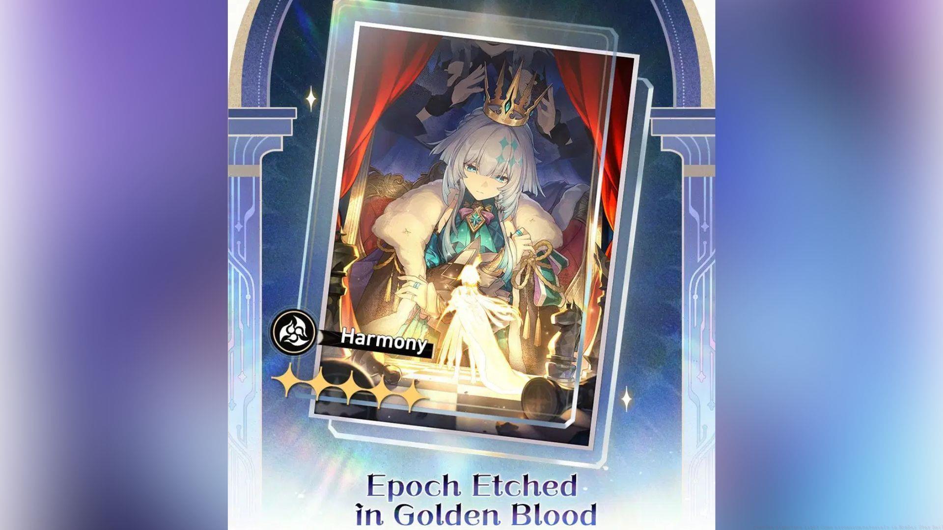 Epoch Etched in Golden Blood from Honkai Star Rail (Image via HoYoverse)
