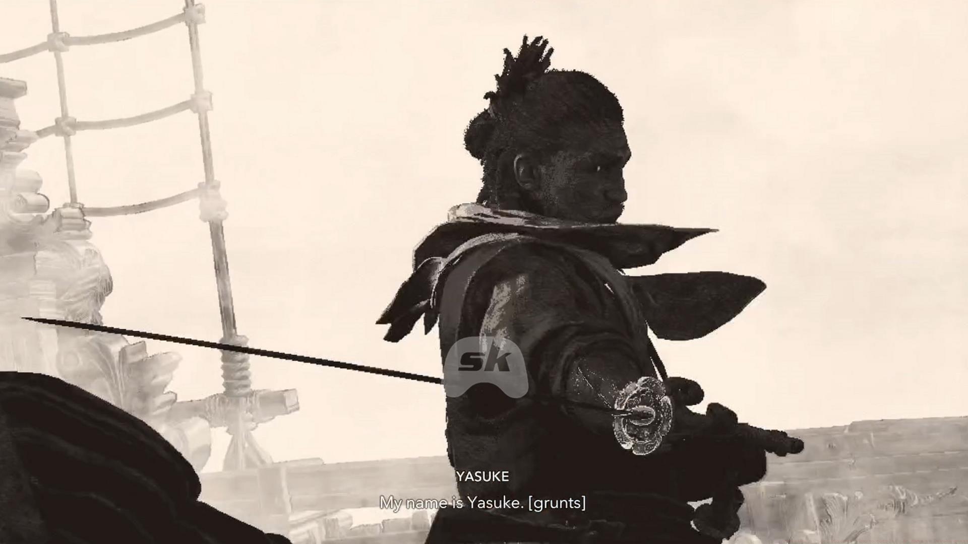 A still from the My Name is Yasuke quest in AC Shadows (Image via Sportskeeda Gaming || Ubisoft)