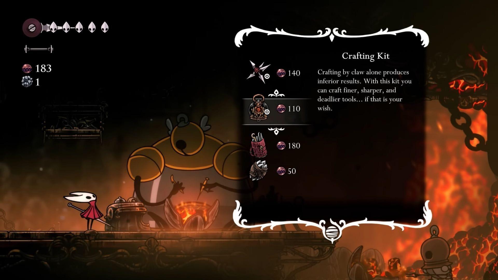 Hollow Knight Silksong Crafting Kit preview