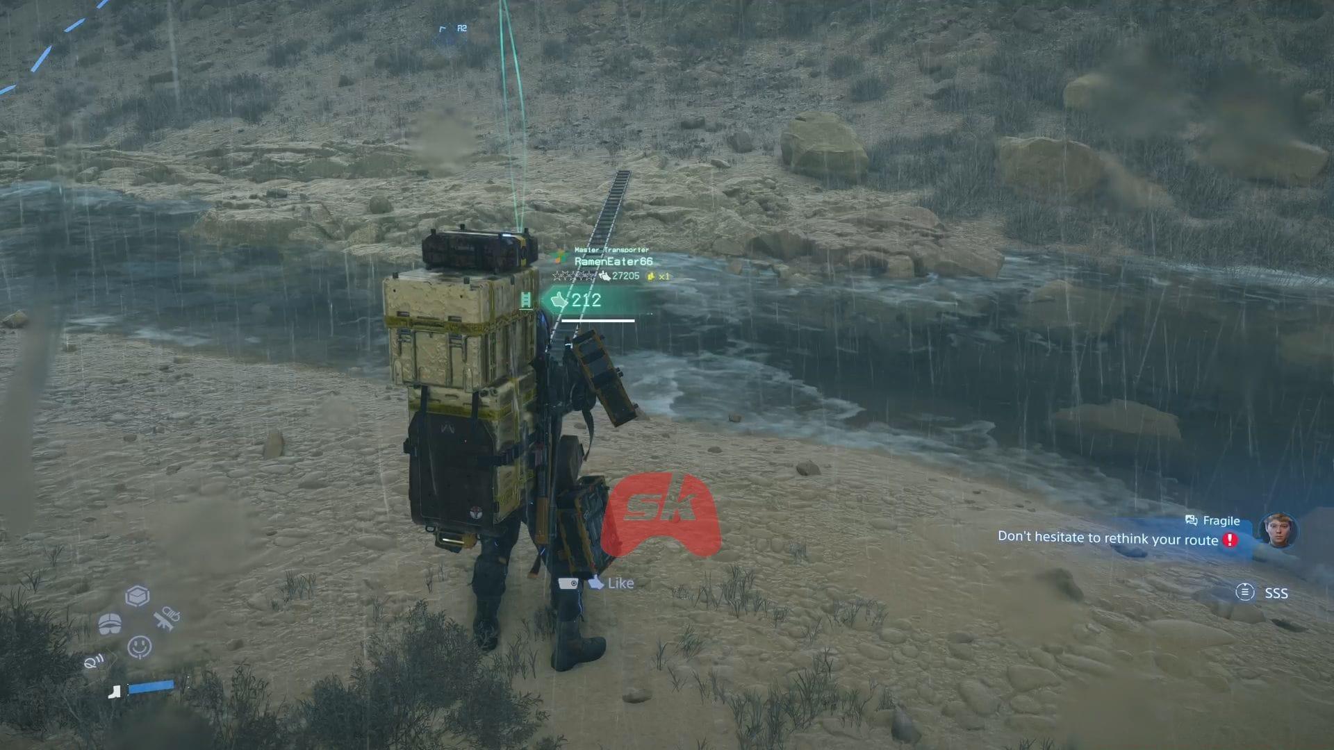 The episode 1 walkthrough in Death Stranding 2 (Image via Sportskeeda Gaming / Sony Interactive Entertainment)