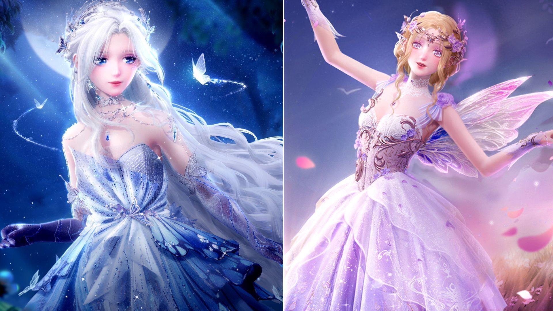 5-star outfits Flutter Storm and Blooming Dreams will be getting rerun banners in Infinity Nikki (Image via Infold Games)