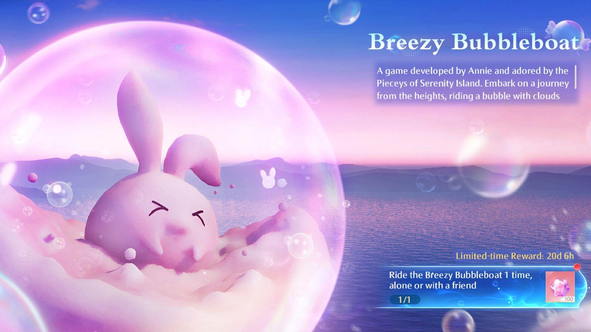 Guide on completing the Breezy Bubbleboat event task in Infinity Nikki (Image via Sportskeeda Gaming/Infold Games)