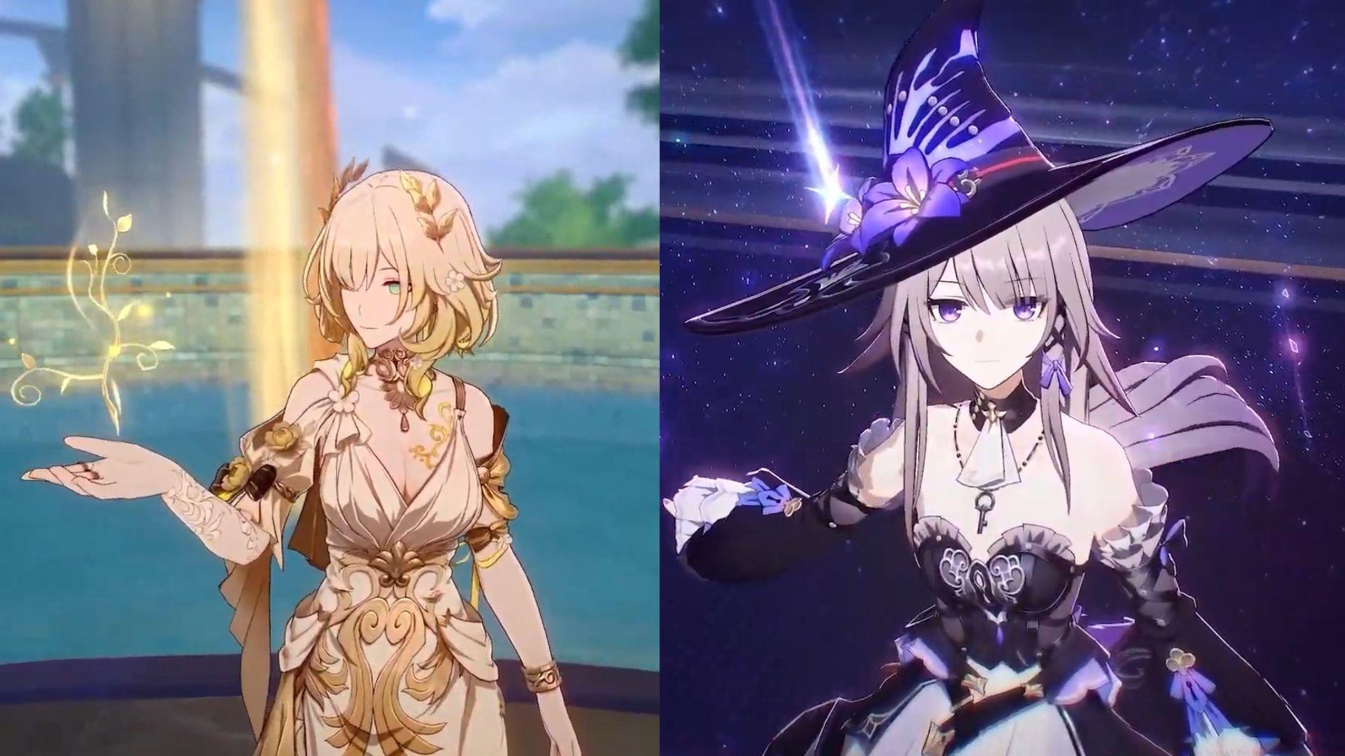 The Herta and Aglaea in Honkai Star Rail