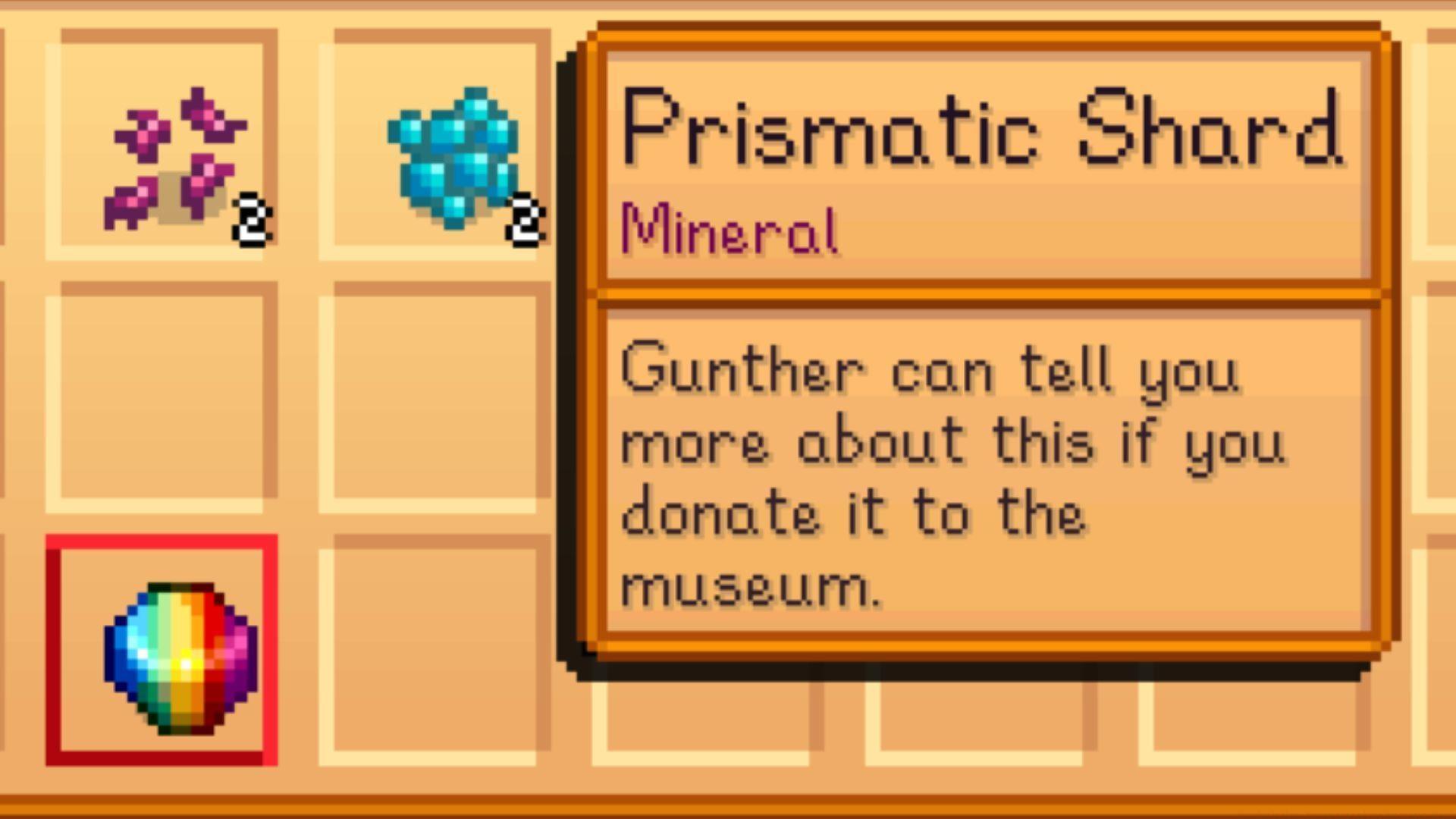 Prismatic Shards are highly valuable