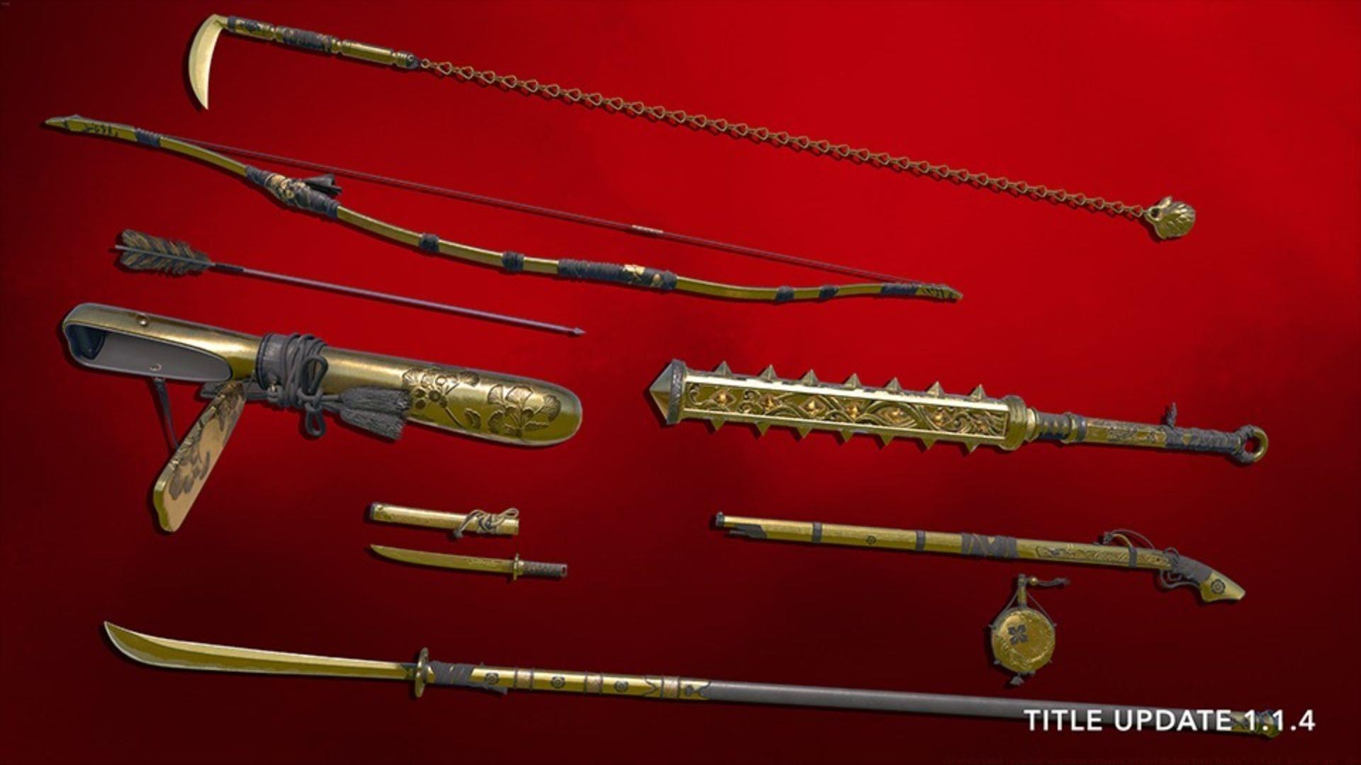 All newly added legendary weapons in Assassin