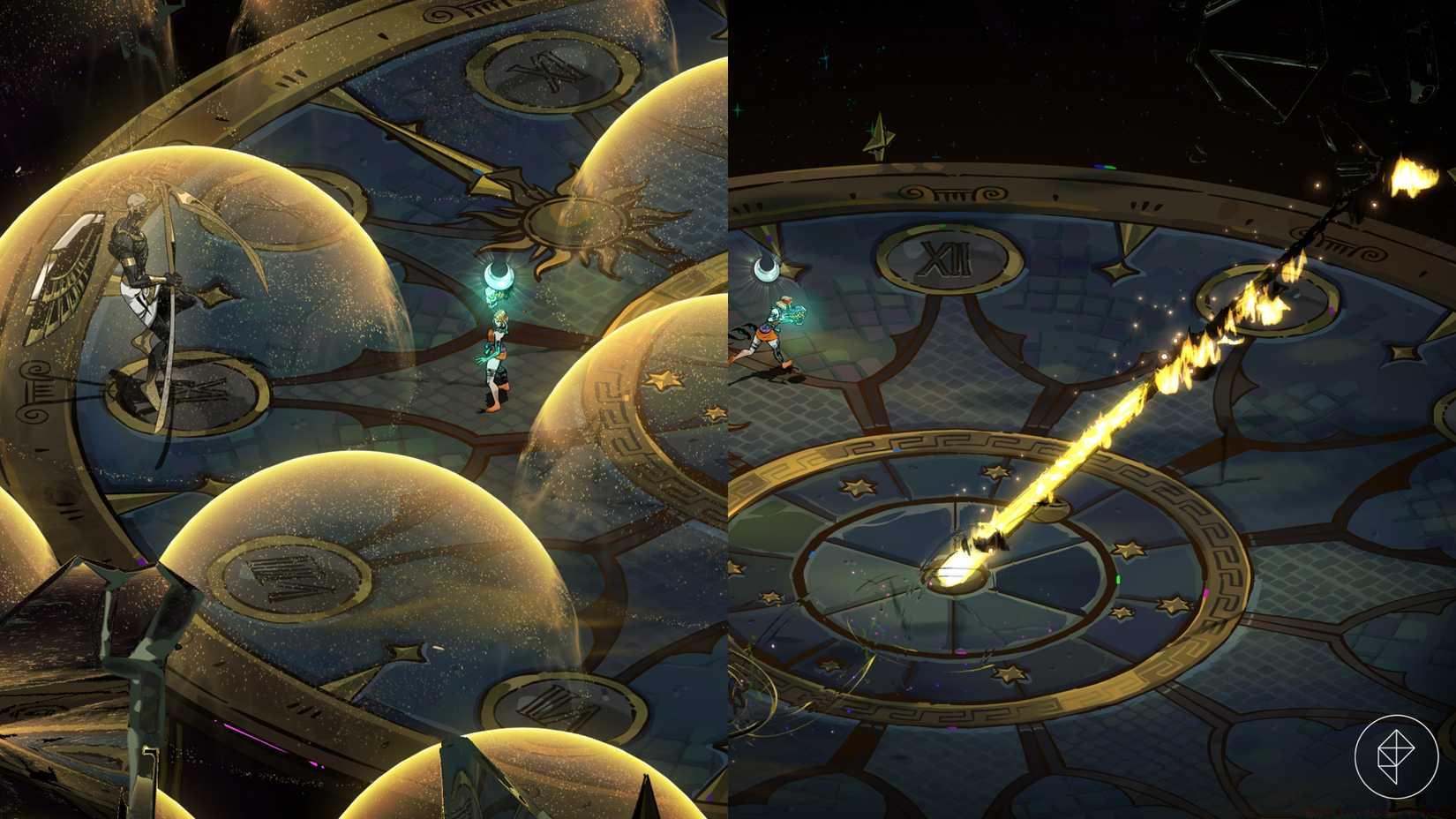 Chronos's attacks in the second phase of the boss battle in Hades 2.