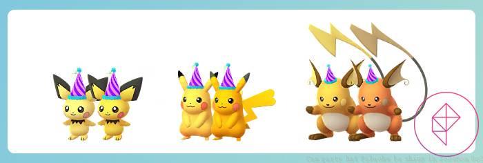 Can party hat Pikachu be shiny in Pokémon Go?