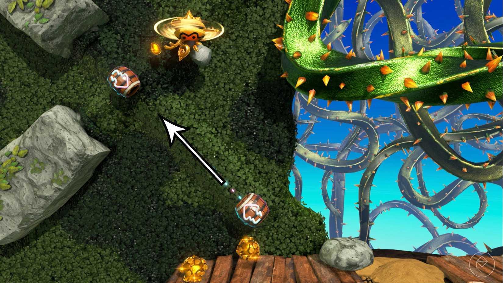 All Bramble Country bananas in Donkey Kong Bananza