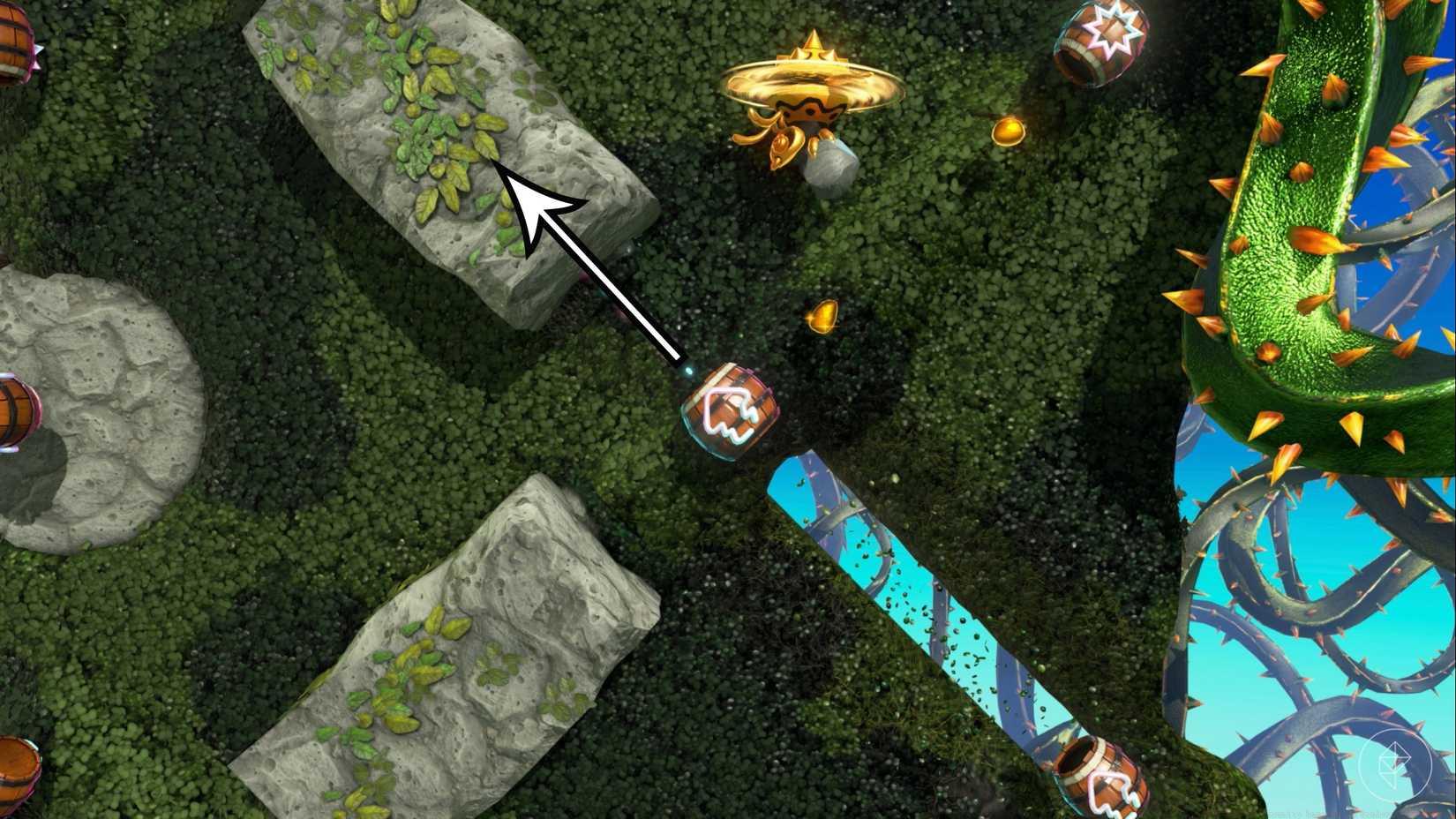 All Bramble Country bananas in Donkey Kong Bananza