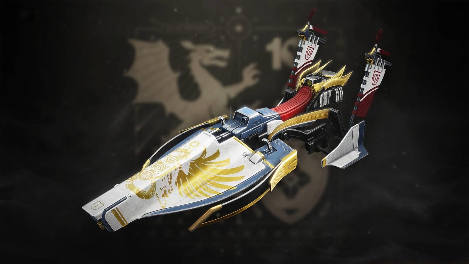 The Flagbearer Sparrow in Destiny 2's 2025 Moments of Triumph.