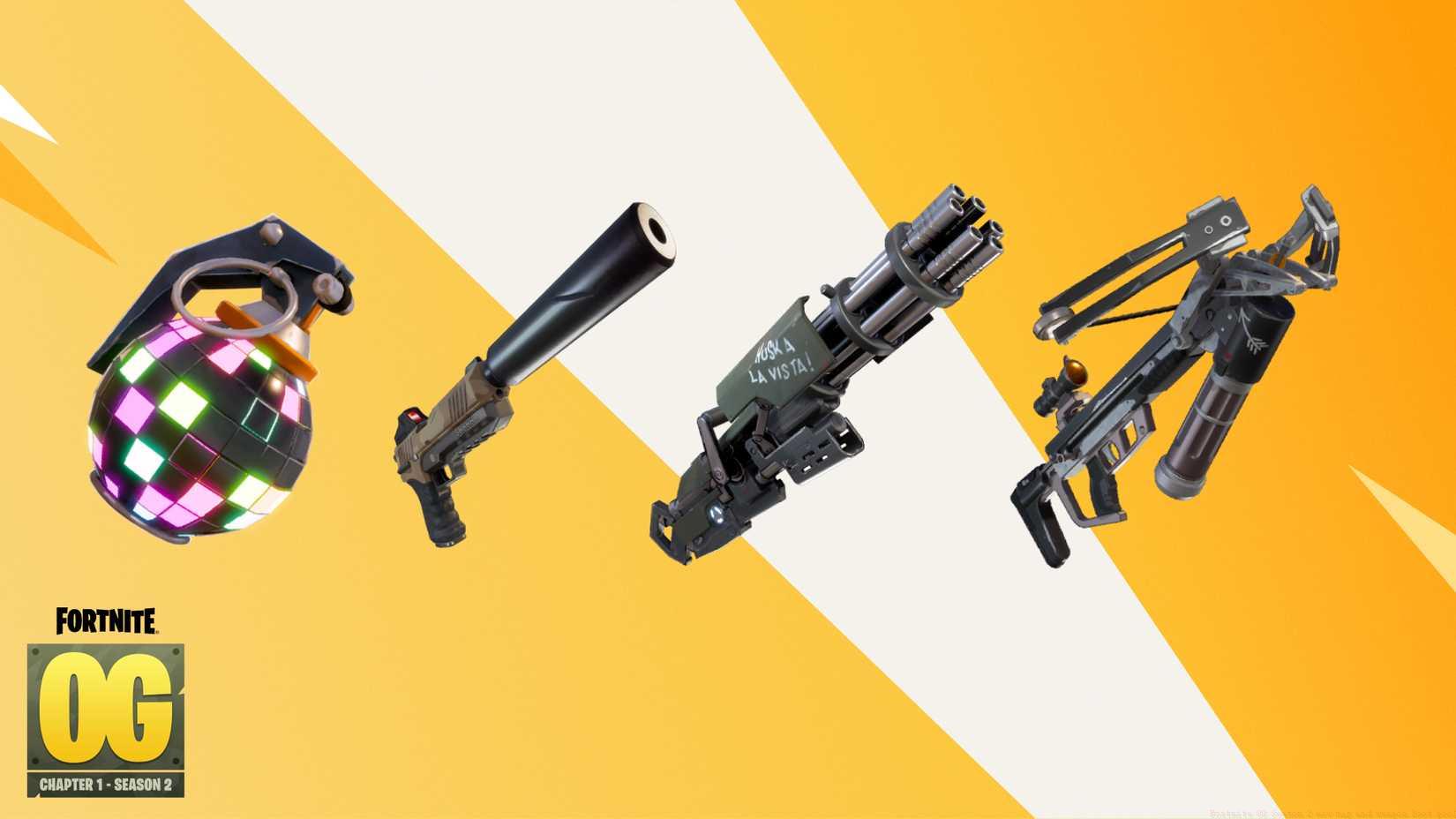 What are the new map and weapon loot pool changes in Fortnite OG Season 2?