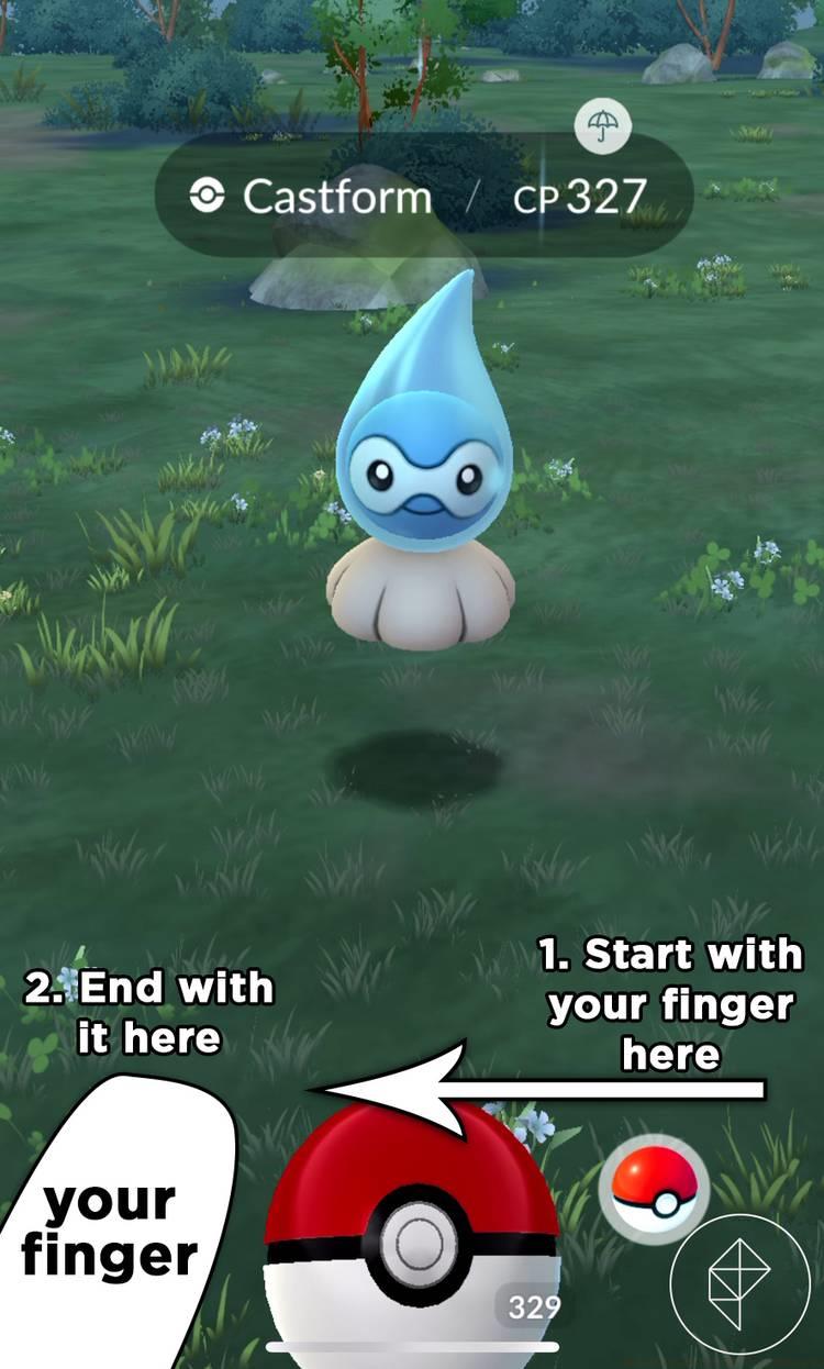 How to quick catch in Pokémon Go