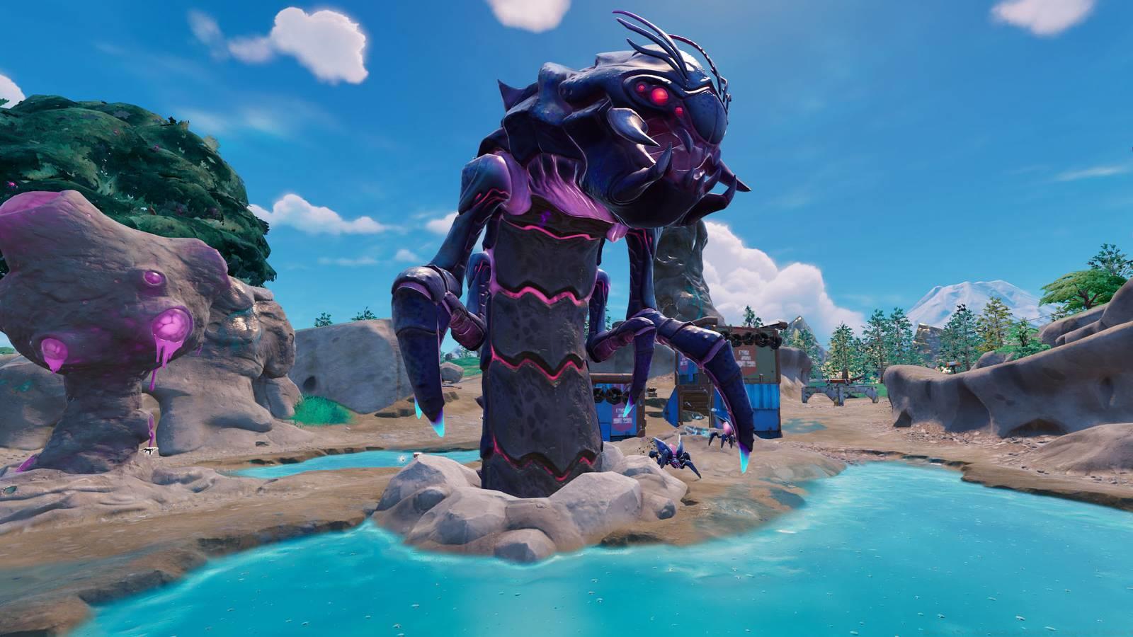 The Queen bug as she appears in Fortnite.