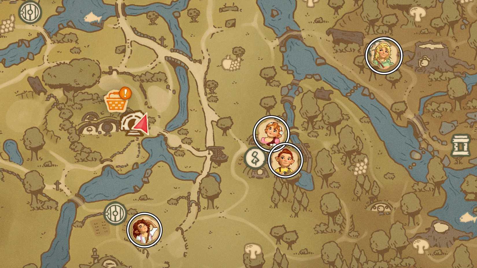 All townsfolk locations in Tales of the Shire