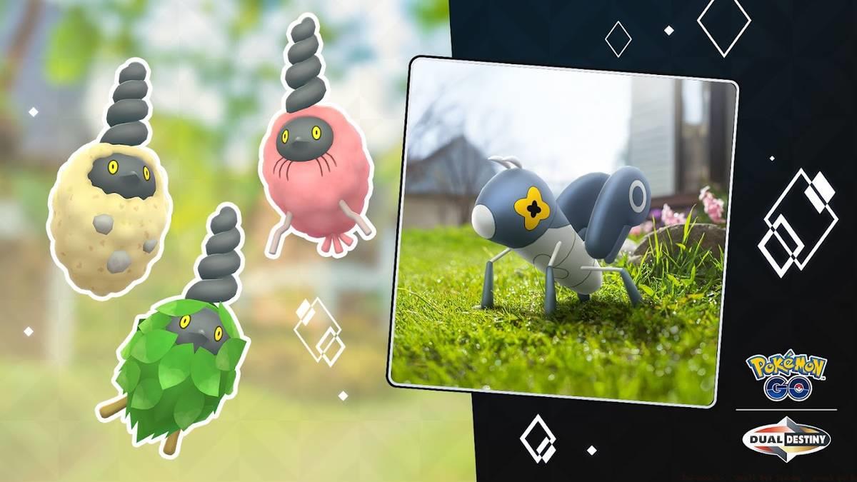 Several Legendary Pokémon take over Power Spots in Pokémon Go while Zacian and Zamazenta look on.
