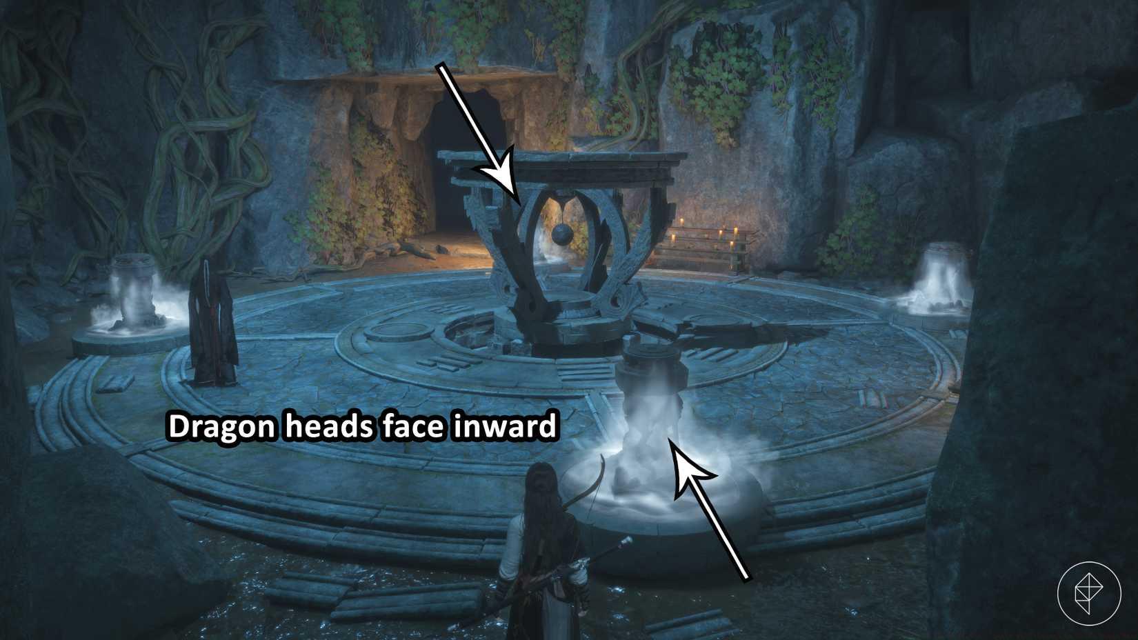 The solution to the yin-yang statue puzzle in the Cries in the Distance quest in Where Winds Meet.